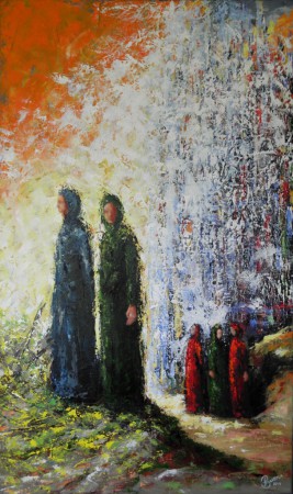 ENSIMMÄISET, 2014, öljy kankaalle 100 x 60 cm